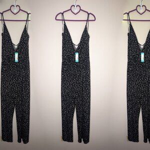 Kaileigh Rochelle Knit Jumpsuit Black XXL